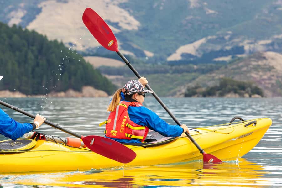 Christchurch: Sea Kayaking Tour of Lyttelton Harbour - Learning the kayak before the route opens up