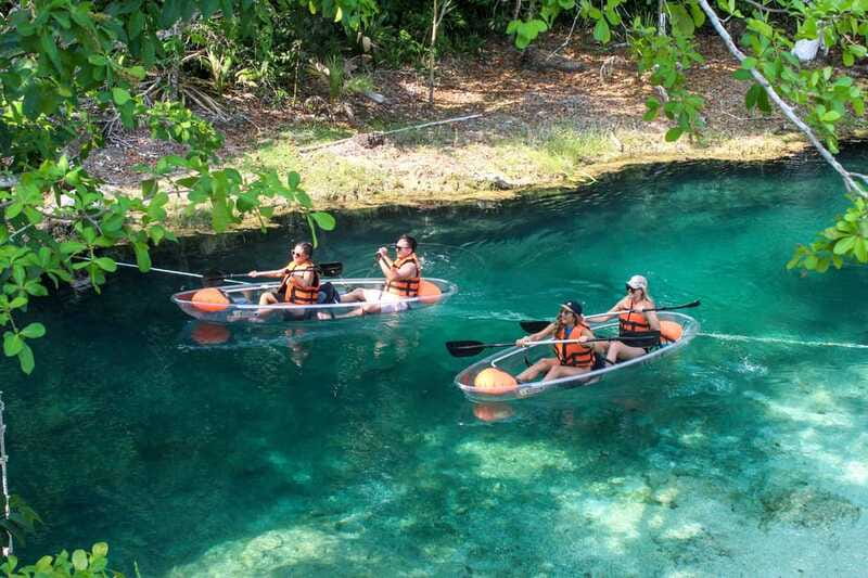 Clear Kayak at Bacalar Lagoon - Swimming, Rapids, and the 75-Minute Free Period