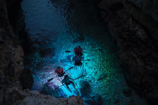Clear Kayak Glow Night Tour - Paddling toward Fratarski Island
