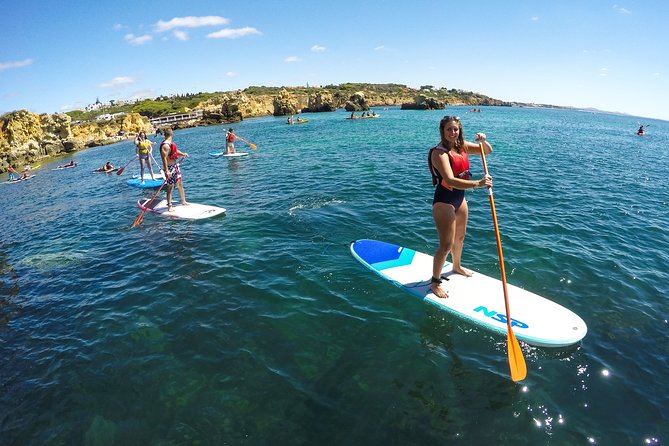 Cliffs & Caves Stand Up Paddle Adventure - Following Albufeira’s cliffs by board
