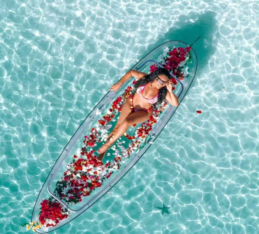 Coastal Odyssey: Kayaking Adventure at Kendwa & Nungwi Beach - A short paddle with a clear view below