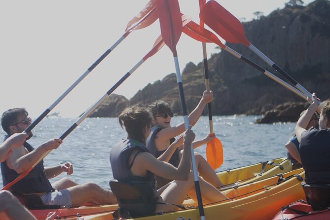 Costa Brava: Kayak, Snorkel, Photos, Lunch, Beach & Cliff Jump! - Meeting near the Arc de Triomf