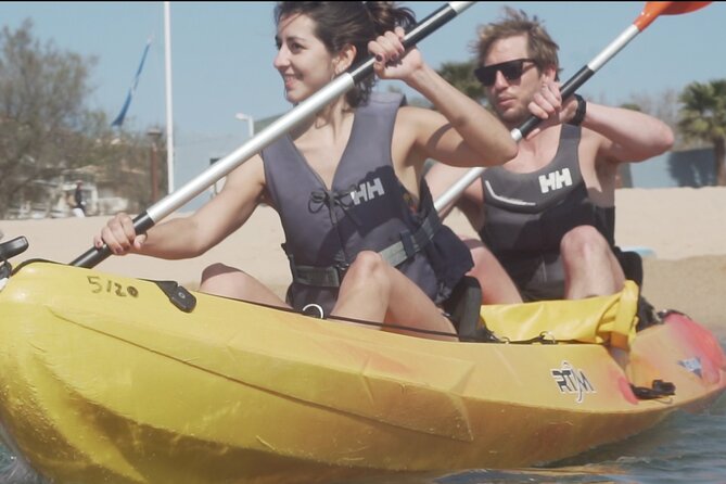 Costa Brava: Kayak, Snorkel, Photos, Lunch, Beach & Cliff Jump! - Photos, equipment, and safety support