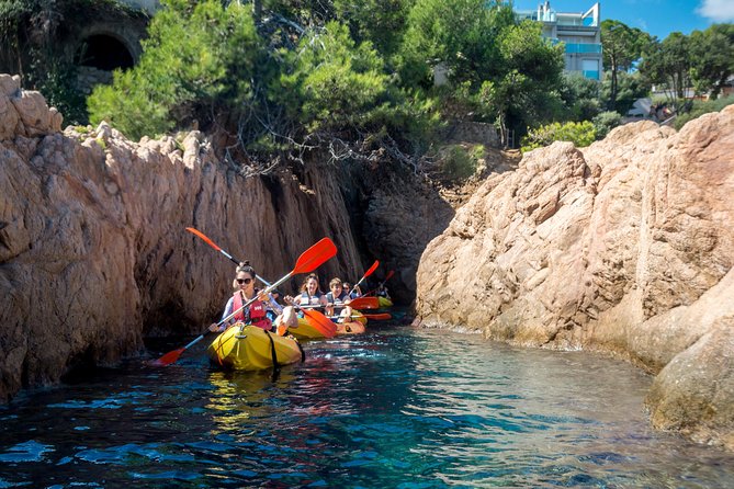 Costa Brava Kayaking and Snorkeling Small Group Tour with Lunch - Snorkeling, swimming, and cliff jumping