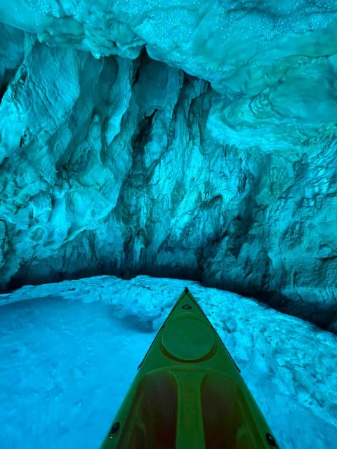 Cova dels Orguens: Cave Exploring Kayak & Snorkel Tour - Dragon’s Cave, a short first stop