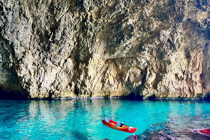 Cova dels Orguens: Cave Exploring Kayak & Snorkel Tour in Javea - How the guides handle beginners and mishaps