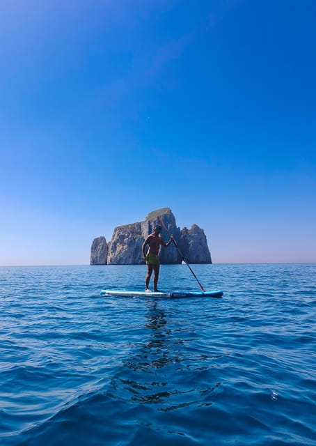 Crabonaxa: Stand up paddle SELLA Diavolo Poetto Calamosca - Capo Sant’Elia and the old quarry