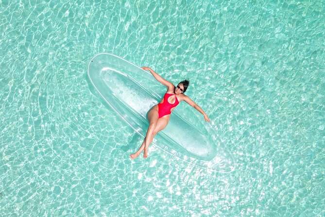 Crystal Clear Kayak Drone Photography Antigua - Arriving at Hermitage Bay for the photo session