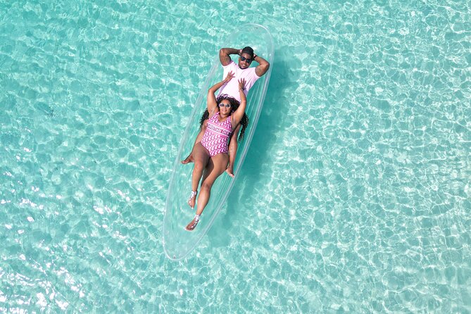 Crystal Clear Kayak Drone Photography Antigua - The beach, water, and overhead view