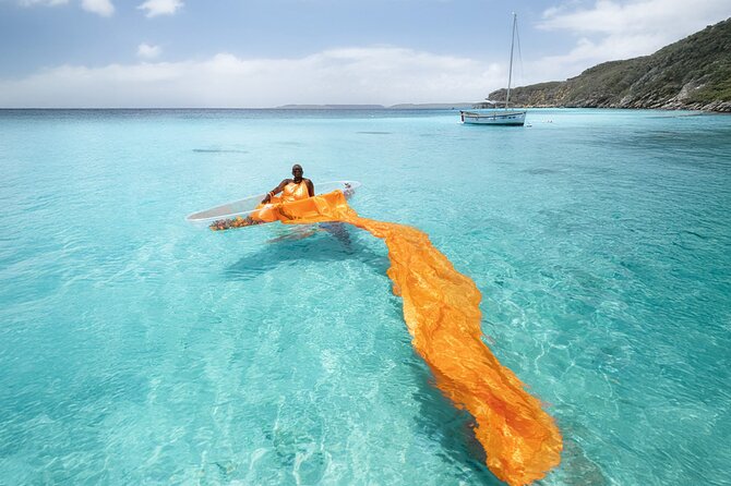 Curacao Clear Kayak Photoshoot + FREE Videoshoot,Cocktails,Shots! - Posing above Curaçao’s blue water