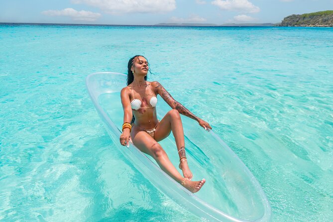Curacao Clear Kayak Photoshoot + FREE Videoshoot,Cocktails,Shots! - Drone photography and the final image set