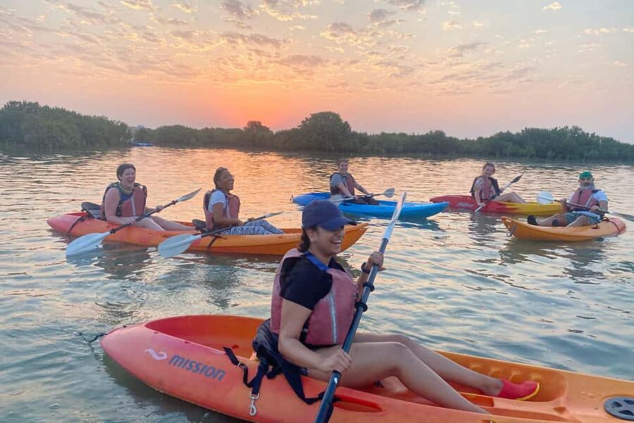 Doha: Private Purple Island Mangroves Kayaking Adventure - What kayaking feels like on this trip