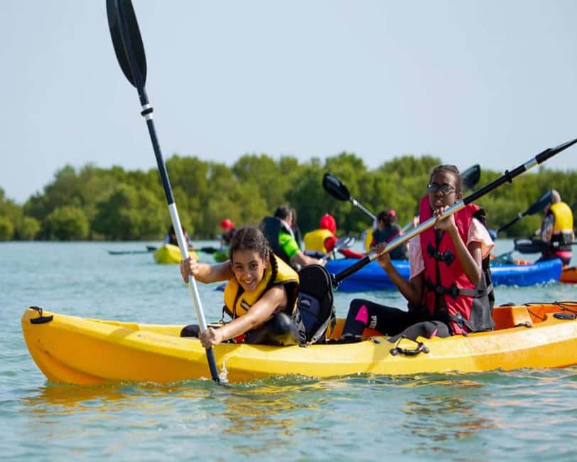Doha: Private Purple Island Mangroves Kayaking Adventure - A traditional Arabic camp and simple refreshments