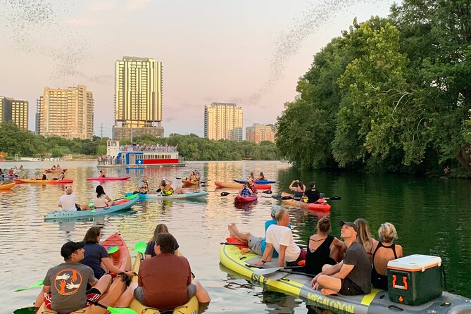 Downtown Austin Giant Paddleboard Sunset Tour with Bats - Sunset on Lady Bird Lake