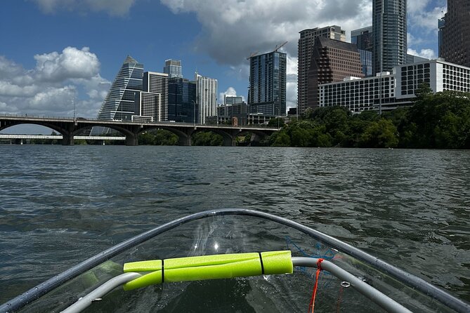 Downtown Austin Skyline Clear Kayak Tour at Lady Bird Lake - Barton Creek and the cool spring-fed water