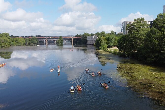 Downtown Austin Skyline Clear Kayak Tour at Lady Bird Lake - Barton Springs Pool and the final stretch