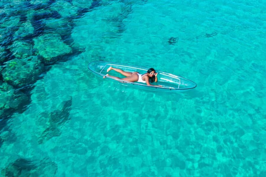 Drone Clear Kayak Barbados Photoshoot - Why the Drone Changes the Picture