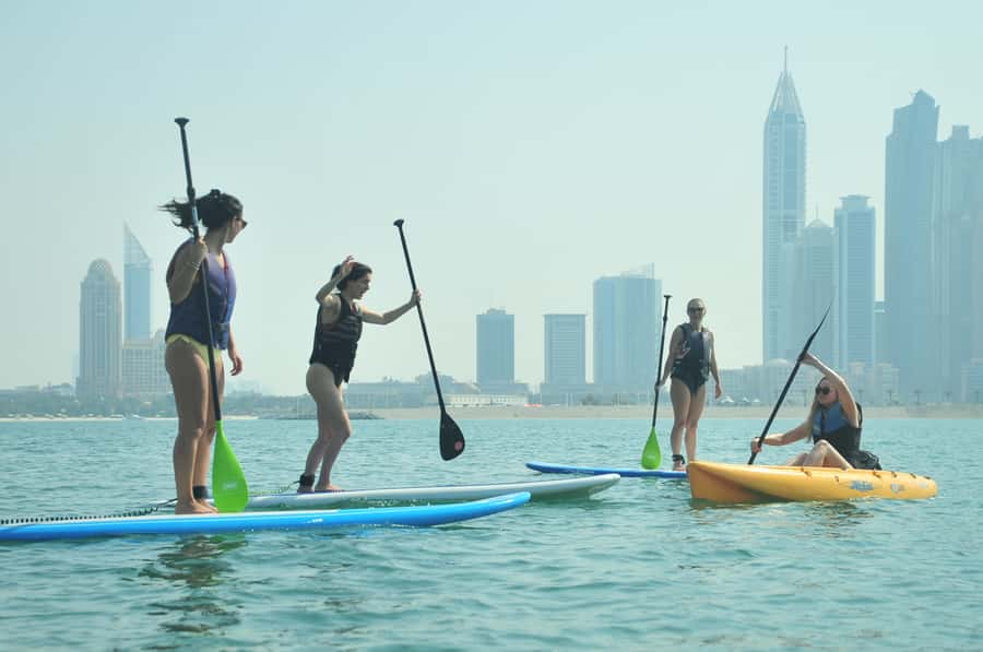 Dubai: 1-hour Kayaking or Stand Up Paddle at Dukes The Palm - Starting from Dukes The Palm