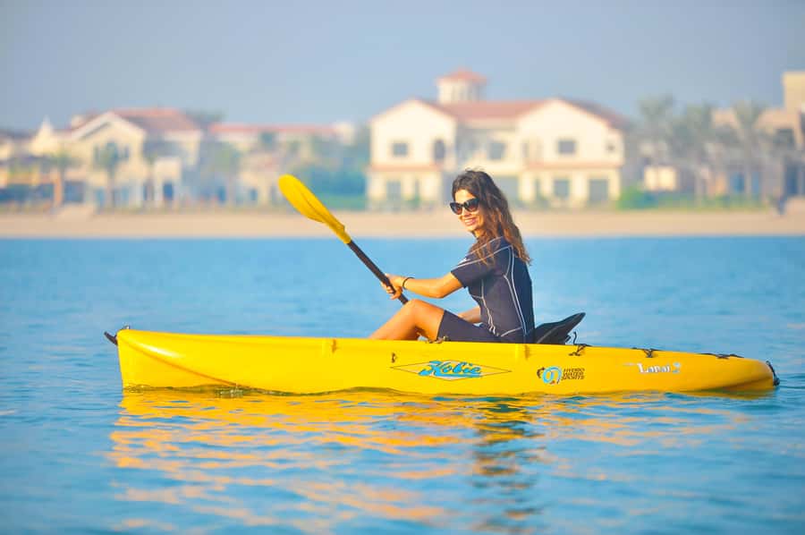 Dubai: 1-hour Kayaking or Stand Up Paddle at Dukes The Palm - What the one-hour paddle is really like