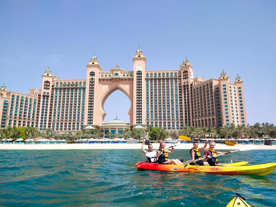 Dubai: Palm Jumeirah Guided Kayaking Tour - Atlantis, the Burj Al Arab, and the Burj Khalifa