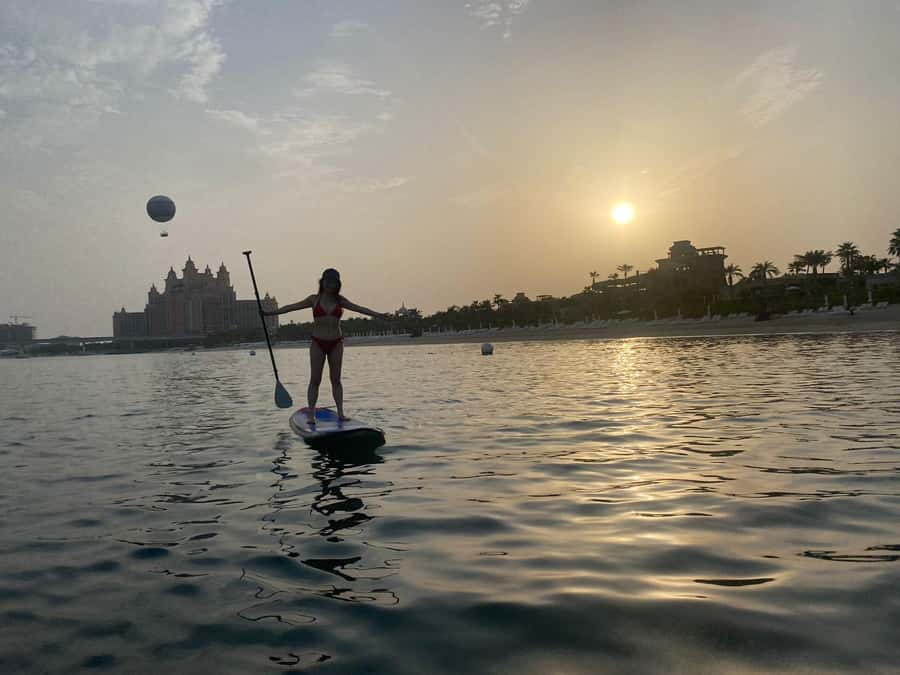 Dubai: Palm Jumeirah Paddle Boarding Tour - What the Palm Jumeirah route is really like