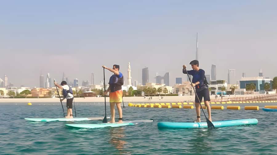 Dubai: Stand-Up Paddle Boarding with Burj Khalifa View - Should you book the Burj Khalifa paddleboarding trip?