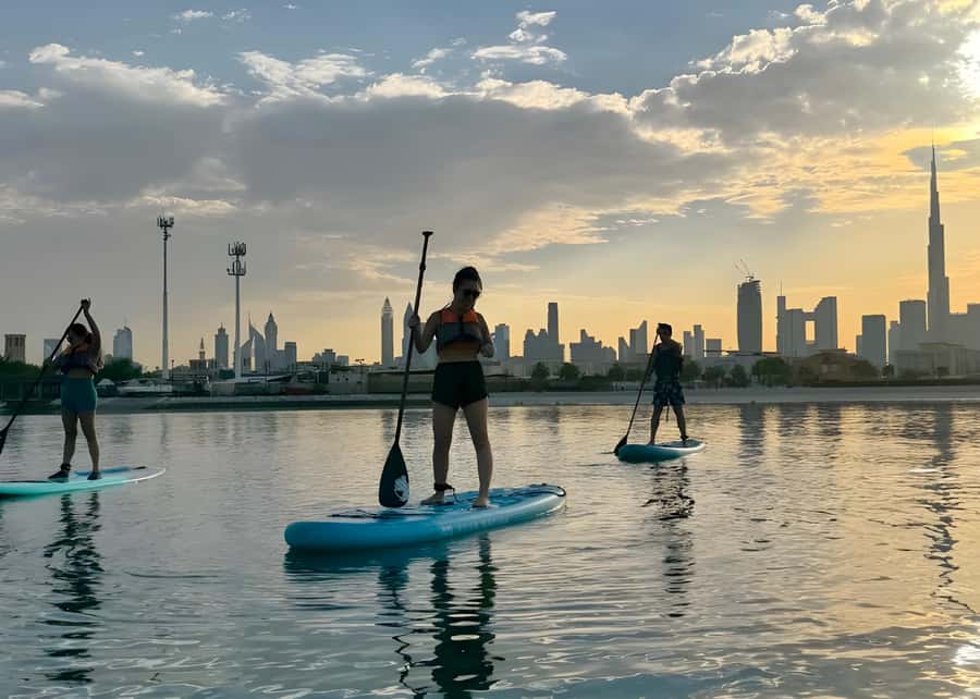 Dubai: Stand-Up Paddle Boarding with Burj Khalifa View - Who will enjoy this outing most