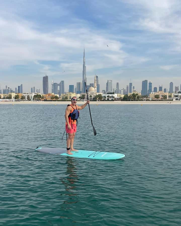 Dubai: Stand-Up Paddle Boarding with Burj Khalifa View - Practical tips for a smoother hour