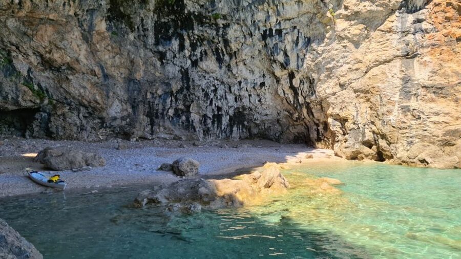Dubrovnik: Sea Kayaking Half-Day Tour - Betina Cave and its short swimming break