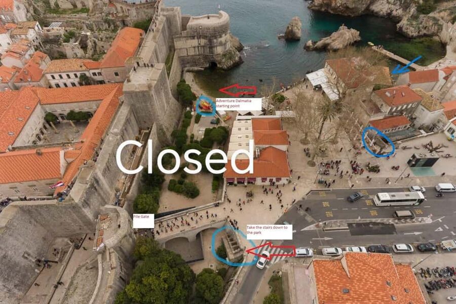 Dubrovnik: Sea Kayaking&Snorkelling Guided Day/Sunset Tours - Finding the beach beneath Pile Bay