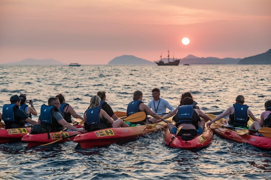 Dubrovnik: Sunset Kayaking and Snorkeling Tour - Betina Cave’s 20-minute swim stop