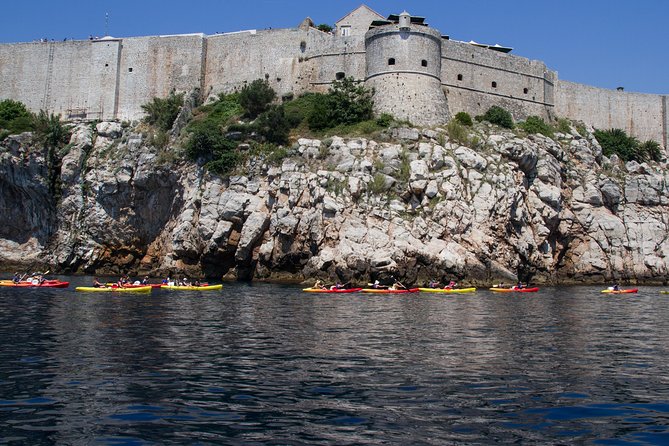 Dubrovnik: Sunset Kayaking & Snorkeling with water &wine - Sunset from the Adriatic