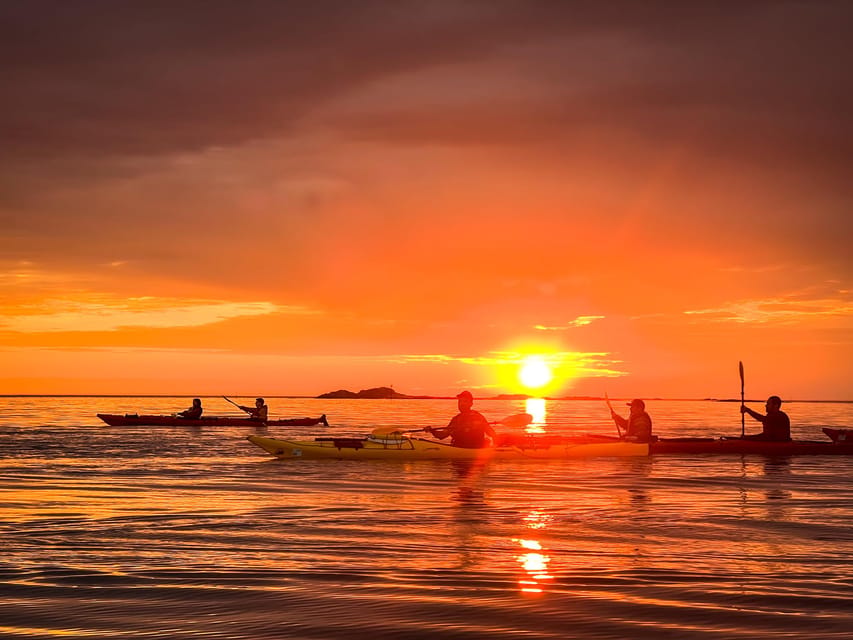 Eggum: Lofoten Islands Midnight Sun Kayak Tour - Chasing the light across the open ocean