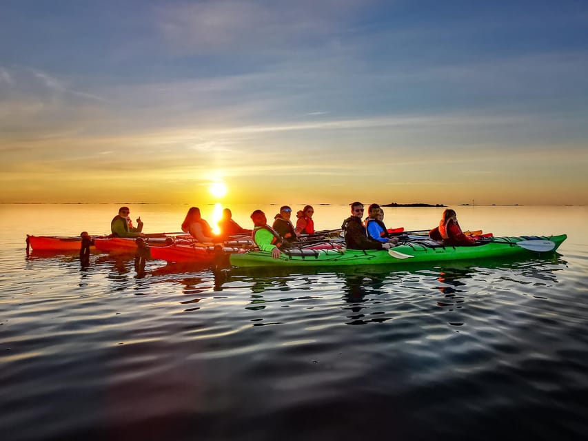 Eggum: Lofoten Islands Midnight Sun Kayak Tour - Arriving at the red container in Eggum