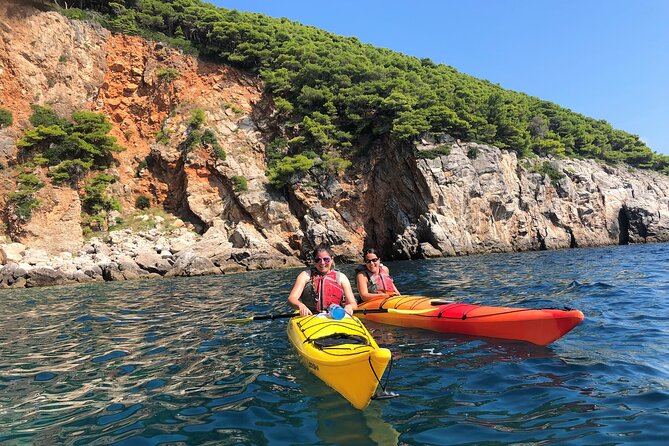 Elafiti Islands Sea kayaking: Full-Day Bike and Kayak tour on Lopud and Šipan - Paddling across to Šipan