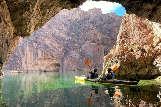 Emerald Cave Deluxe Kayak Tour with Catered Lunch & Guide - Entering the small Emerald Cave