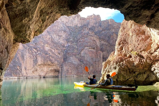 Emerald Cave Express Kayak Tour with Scenic & Historic Stops - Launching into the Colorado River