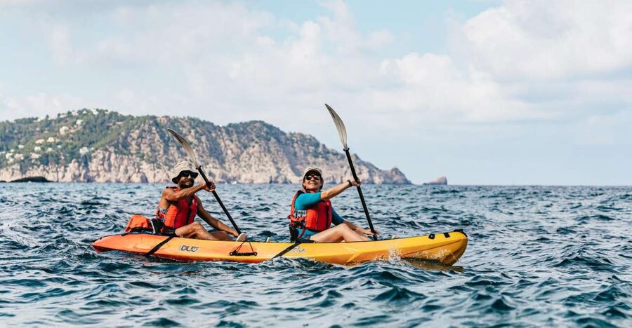 Es Figueral: Guided Kayaking and Snorkeling Tour - The cave and rock passages