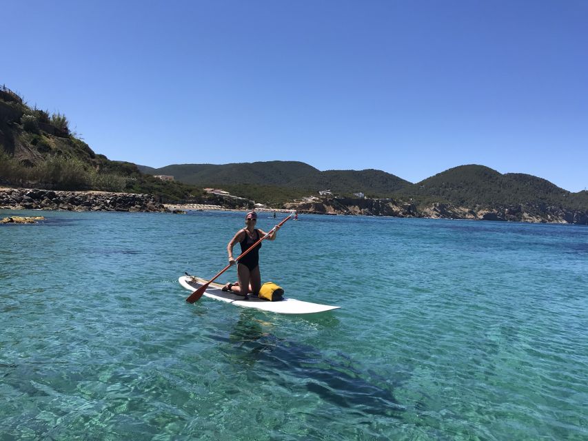 Es Figueral: Standup Paddleboarding Adventure - Paddling toward racó de s’Aubadar