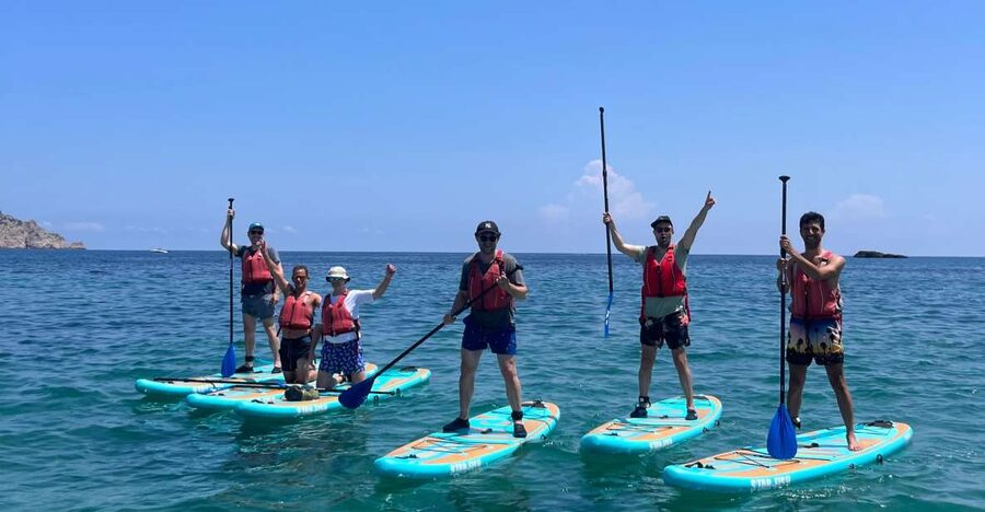 Es Figueral: Standup Paddleboarding Adventure - Your first minutes on the board
