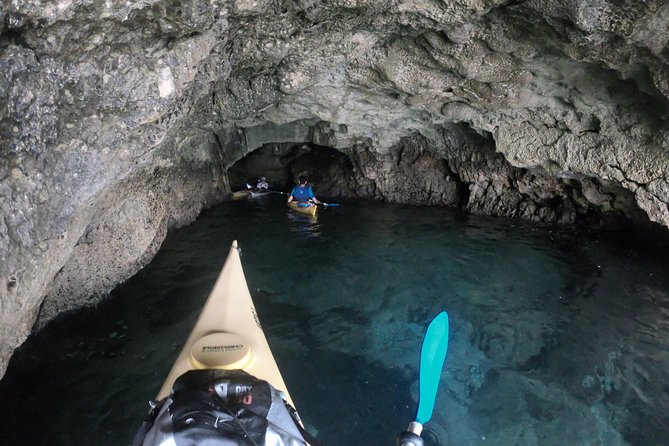 Exclusive Private Kayak Tour at Devil's Saddle in Cagliari - Sella del Diavolo from the water