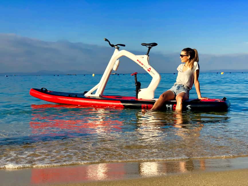 Exclusive sup bike excursion in Cala Ferrera - Why a water bike is worth trying in Mallorca