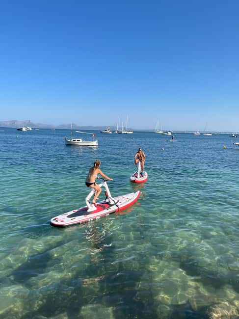Exclusive sup bike excursion in Cala Ferrera - The 45-minute ride toward Cala Esmeralda