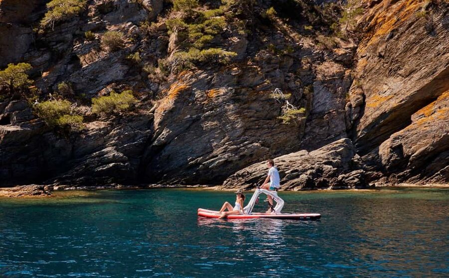 Exclusive sup bike excursion in Cala Ferrera - Who will enjoy this most?