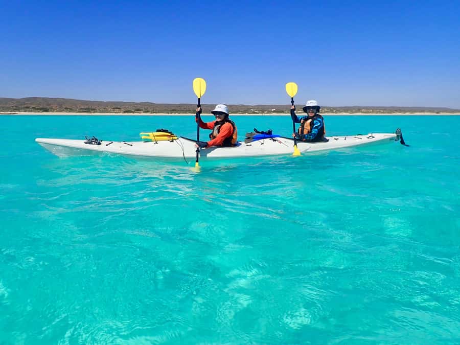 Exmouth: Lagoon Explorer - Full day kayak & Snorkel tour - Shore snorkelling and kayak-based swimming