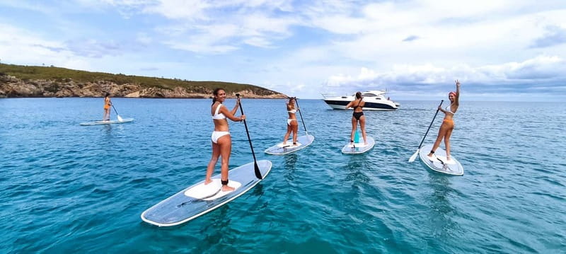 Experience Crystal paddle surf Tours + snorkel - Paddling along Ibiza’s coves and headlands
