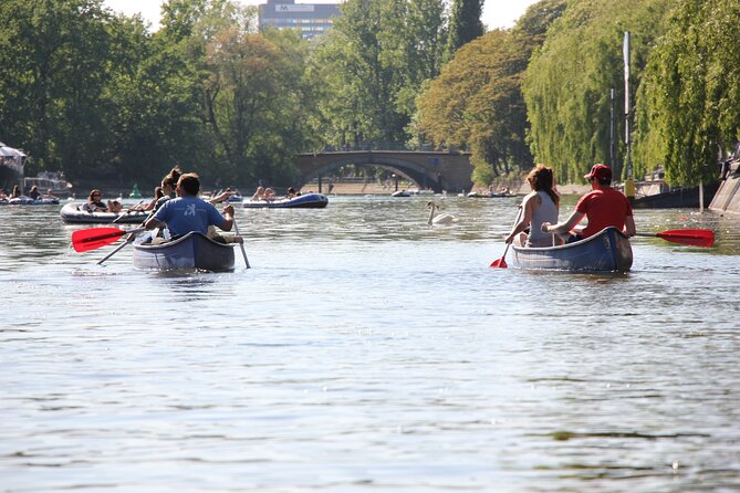 Explore Berlin by canoe - Molecule Man from the water