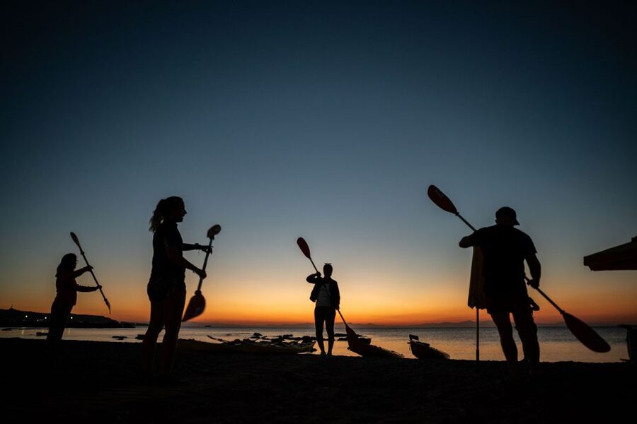 Faliraki: Sunrise Sea Kayaking Experience with Breakfast - Guides, group size, and the human touch