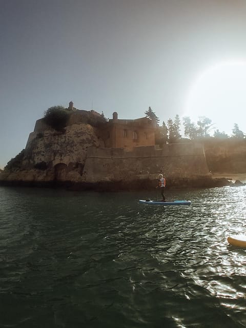 Ferragudo: Self-Guided Kayak & SUP Adventure - Caves, golden cliffs, and the secret beach