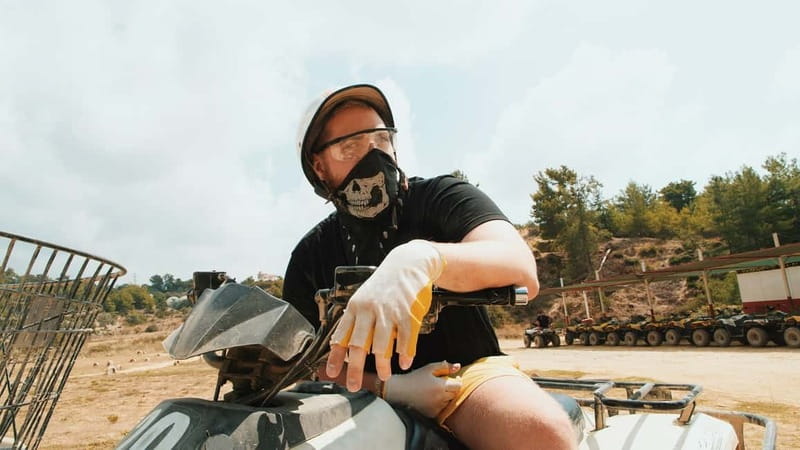Fethiye: ATV & Off-Road Tour, Quad Bike Adventure at Kayaköy - Learning the controls before the trail